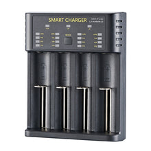 Load image into Gallery viewer, Smart 18650 Battery Charger 4-slot Lithium-ion Battery AA Ni-MH 1.2v Battery High Current 2A Charging
