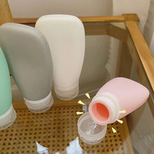 Load image into Gallery viewer, 30ml/60ml/90ml Silicone Travel Bottles Sub-packaging Storage Bottles Leakproof Refillable Small Sample Bottle for Shampoo Conditioner Lotion Skin Care Products
