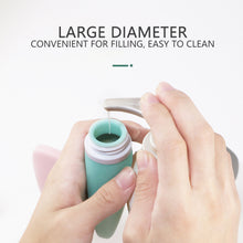 Load image into Gallery viewer, 30ml/60ml/90ml Silicone Travel Bottles Sub-packaging Storage Bottles Leakproof Refillable Small Sample Bottle for Shampoo Conditioner Lotion Skin Care Products
