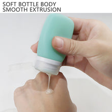 Load image into Gallery viewer, 30ml/60ml/90ml Silicone Travel Bottles Sub-packaging Storage Bottles Leakproof Refillable Small Sample Bottle for Shampoo Conditioner Lotion Skin Care Products
