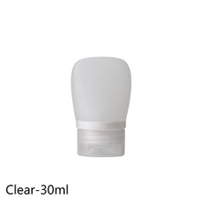 Load image into Gallery viewer, 30ml/60ml/90ml Silicone Travel Bottles Sub-packaging Storage Bottles Leakproof Refillable Small Sample Bottle for Shampoo Conditioner Lotion Skin Care Products
