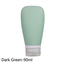 Load image into Gallery viewer, 30ml/60ml/90ml Silicone Travel Bottles Sub-packaging Storage Bottles Leakproof Refillable Small Sample Bottle for Shampoo Conditioner Lotion Skin Care Products
