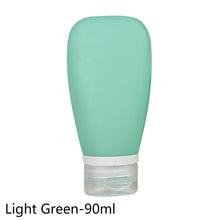 Load image into Gallery viewer, 30ml/60ml/90ml Silicone Travel Bottles Sub-packaging Storage Bottles Leakproof Refillable Small Sample Bottle for Shampoo Conditioner Lotion Skin Care Products
