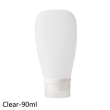 Load image into Gallery viewer, 30ml/60ml/90ml Silicone Travel Bottles Sub-packaging Storage Bottles Leakproof Refillable Small Sample Bottle for Shampoo Conditioner Lotion Skin Care Products
