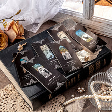 Load image into Gallery viewer, 6Pcs/Pack Cute Black Cat Bookmark Helia Daily Series PET Matte Book Mark Retro Style Bookmarker Reading Accessories Stationery Supplies
