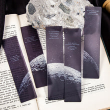 Load image into Gallery viewer, 5Pcs/Pack Space Tour Series Bookmark Book PVC Mattee Mark Moon Cloud Bookmarker Reading Accessories Stationery Supplies
