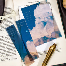 Load image into Gallery viewer, 5Pcs/Pack Space Tour Series Bookmark Book PVC Mattee Mark Moon Cloud Bookmarker Reading Accessories Stationery Supplies
