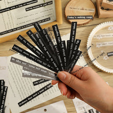 Load image into Gallery viewer, 40pcs/set Fancy Fantasise Series Stickers English Sentence Decorative Labels Journal Album Planner Scrapbooking Diary DIY Decoration Stickers Stationery Supplies
