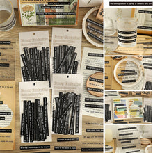 Load image into Gallery viewer, 40pcs/set Fancy Fantasise Series Stickers English Sentence Decorative Labels Journal Album Planner Scrapbooking Diary DIY Decoration Stickers Stationery Supplies

