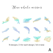 Load image into Gallery viewer, 45pcs Laser Effect Moon Butterfly Decorative Stickers Bronzing PET Labels for Journal Diary Scrapbooking DIY Stickers Stationery Supplies

