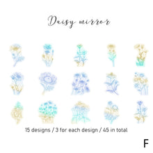 Load image into Gallery viewer, 45pcs Laser Effect Moon Butterfly Decorative Stickers Bronzing PET Labels for Journal Diary Scrapbooking DIY Stickers Stationery Supplies
