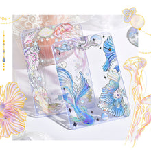 Load image into Gallery viewer, 3pcs/pack Magic Butterfly Whale Decorative Stickers Laser Effect Bronzing Sticker Scrapbooking Label Diary Art Journal Planner
