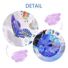 Load image into Gallery viewer, 3pcs/pack Magic Butterfly Whale Decorative Stickers Laser Effect Bronzing Sticker Scrapbooking Label Diary Art Journal Planner
