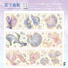 Load image into Gallery viewer, 3pcs/pack Magic Butterfly Whale Decorative Stickers Laser Effect Bronzing Sticker Scrapbooking Label Diary Art Journal Planner
