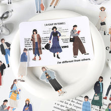 Load image into Gallery viewer, 40pcs Fashion Street Girl Decorative Stickers DIY Scrapbooking Labels Diary Journal Album Decoration Stickers Stationery Supplies
