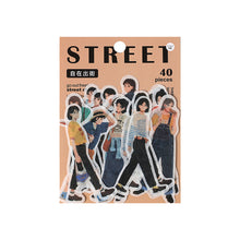 Load image into Gallery viewer, 40pcs Fashion Street Girl Decorative Stickers DIY Scrapbooking Labels Diary Journal Album Decoration Stickers Stationery Supplies
