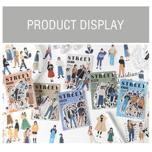 Load image into Gallery viewer, 40pcs Fashion Street Girl Decorative Stickers DIY Scrapbooking Labels Diary Journal Album Decoration Stickers Stationery Supplies
