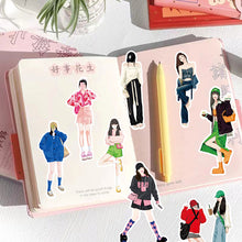 Load image into Gallery viewer, 58pcs Four Seasons Fashion Dress Girl Decorative Stickers DIY Scrapbooking Labels Diary Journal Album Decoration Stickers Stationery Supplies
