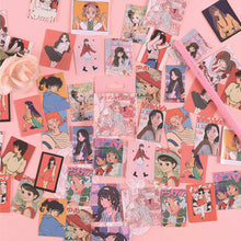 Load image into Gallery viewer, 46pcs Kawaii Newspaper Girl Decorative Stickers Scrapbooking Label Diary Stationery Album Phone Cup Journal Planner Stickers
