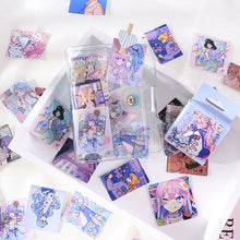 Load image into Gallery viewer, 46pcs Kawaii Confidant Girl Decorative Stickers Scrapbooking Label Diary Stationery Album Phone Cup Journal Planner Stickers
