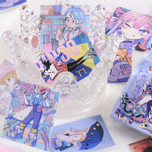 Load image into Gallery viewer, 46pcs Kawaii Confidant Girl Decorative Stickers Scrapbooking Label Diary Stationery Album Phone Cup Journal Planner Stickers
