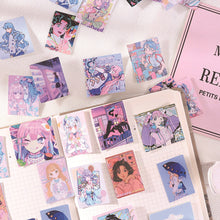 Load image into Gallery viewer, 46pcs Kawaii Confidant Girl Decorative Stickers Scrapbooking Label Diary Stationery Album Phone Cup Journal Planner Stickers
