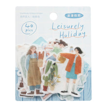 Load image into Gallery viewer, 40pcs Four Seasons Girls Decorative Paper Sticker Scrapbooking Labels Diary Journal Album Phone Sickers Stationery Supplies
