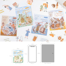 Load image into Gallery viewer, 40pcs Four Seasons Girls Decorative Paper Sticker Scrapbooking Labels Diary Journal Album Phone Sickers Stationery Supplies
