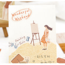 Load image into Gallery viewer, 40pcs Four Seasons Girls Decorative Paper Sticker Scrapbooking Labels Diary Journal Album Phone Sickers Stationery Supplies
