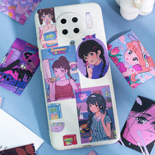 Load image into Gallery viewer, 50pcs Cool Midnight Girl Decorative Stickers Scrapbooking Label Diary Stationery Album Phone Cup Journal Planner Stickers
