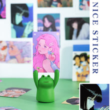 Load image into Gallery viewer, 50pcs Cool Midnight Girl Decorative Stickers Scrapbooking Label Diary Stationery Album Phone Cup Journal Planner Stickers
