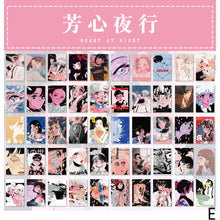 Load image into Gallery viewer, 50pcs Cool Midnight Girl Decorative Stickers Scrapbooking Label Diary Stationery Album Phone Cup Journal Planner Stickers
