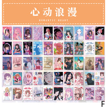 Load image into Gallery viewer, 50pcs Cool Midnight Girl Decorative Stickers Scrapbooking Label Diary Stationery Album Phone Cup Journal Planner Stickers
