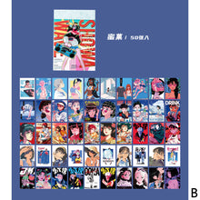Load image into Gallery viewer, 50pcs Cute Anime Girl Decorative Stickers Scrapbooking Label Diary Stationery Album Phone Cup Journal Planner Stickers
