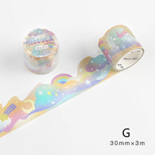 Load image into Gallery viewer, 30mm*3m Dream Corner Series Decorative Adhesive Tape Flower Cloud Pearl Masking Washi Tape Scrapbooking Decoration Tapes
