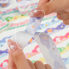 Load image into Gallery viewer, 30mm*3m Dreaming Cloud Series Decorative Adhesive Tape Flower Bear Masking Washi Tape Scrapbooking Decoration Tapes
