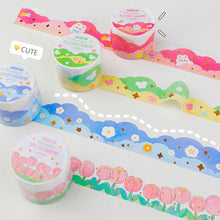 Load image into Gallery viewer, 30mm*3m Dreaming Cloud Series Decorative Adhesive Tape Flower Bear Masking Washi Tape Scrapbooking Decoration Tapes
