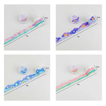 Load image into Gallery viewer, 30mm*3m Dreaming Cloud Series Decorative Adhesive Tape Flower Bear Masking Washi Tape Scrapbooking Decoration Tapes
