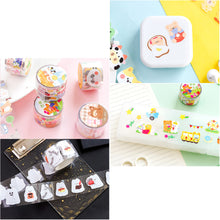 Load image into Gallery viewer, 30mm*3m Cartoon Animal Party Series Decorative Adhesive Tape Kawaii Masking PET Tape Scrapbooking Decoration Tapes
