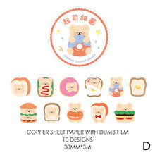 Load image into Gallery viewer, 30mm*3m Cartoon Animal Party Series Decorative Adhesive Tape Kawaii Masking PET Tape Scrapbooking Decoration Tapes

