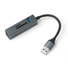 Load image into Gallery viewer, Usb 5in1 Card Reader Hub Multi-function Docking Station Usb3.0hub Aluminum Alloy Combo
