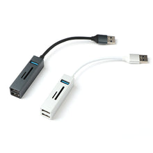 Load image into Gallery viewer, Usb 5in1 Card Reader Hub Multi-function Docking Station Usb3.0hub Aluminum Alloy Combo
