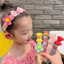 Load image into Gallery viewer, Girls Bow Hairbands Velcro Hair Accessories Hair bands Post Baby Headband Hairpin Bangs Posted Broken Hair Holder Headdress
