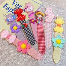 Load image into Gallery viewer, Girls Bow Hairbands Velcro Hair Accessories Hair bands Post Baby Headband Hairpin Bangs Posted Broken Hair Holder Headdress
