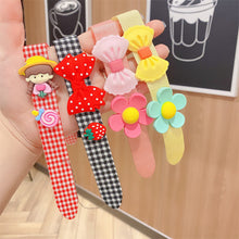 Load image into Gallery viewer, Girls Bow Hairbands Velcro Hair Accessories Hair bands Post Baby Headband Hairpin Bangs Posted Broken Hair Holder Headdress
