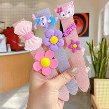 Load image into Gallery viewer, Girls Bow Hairbands Velcro Hair Accessories Hair bands Post Baby Headband Hairpin Bangs Posted Broken Hair Holder Headdress
