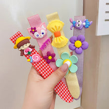 Load image into Gallery viewer, Girls Bow Hairbands Velcro Hair Accessories Hair bands Post Baby Headband Hairpin Bangs Posted Broken Hair Holder Headdress
