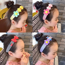 Load image into Gallery viewer, Girls Bow Hairbands Velcro Hair Accessories Hair bands Post Baby Headband Hairpin Bangs Posted Broken Hair Holder Headdress
