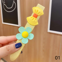 Load image into Gallery viewer, Girls Bow Hairbands Velcro Hair Accessories Hair bands Post Baby Headband Hairpin Bangs Posted Broken Hair Holder Headdress
