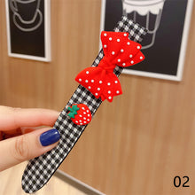 Load image into Gallery viewer, Girls Bow Hairbands Velcro Hair Accessories Hair bands Post Baby Headband Hairpin Bangs Posted Broken Hair Holder Headdress
